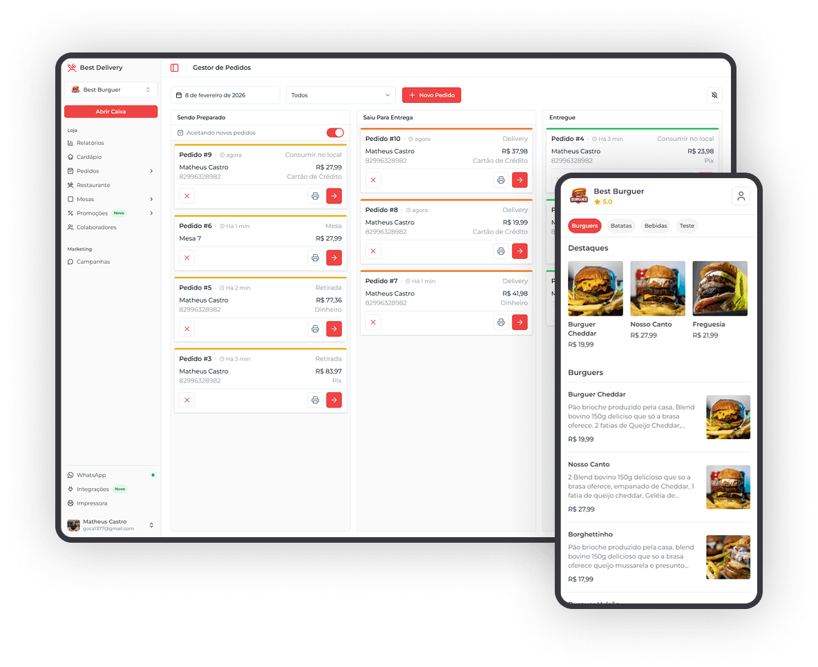 Aplicativo Best Delivery